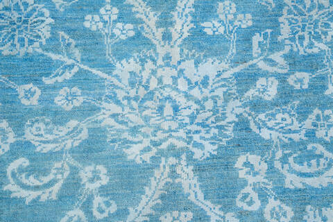Chobi Blue Hand Knotted 57 X 76 Area Rug 700-146967 Image 6