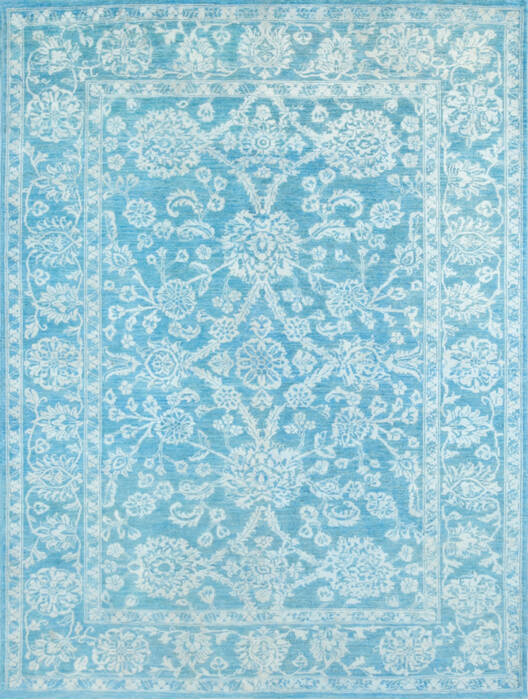 Chobi Blue Hand Knotted 57 X 76 Area Rug 700-146967 Image 0