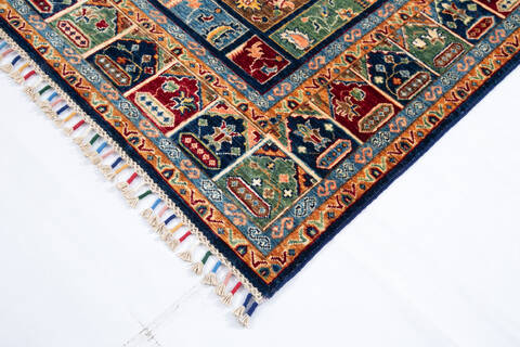 Chobi Blue Hand Knotted 65 X 98 Area Rug 700-146971 Image 4