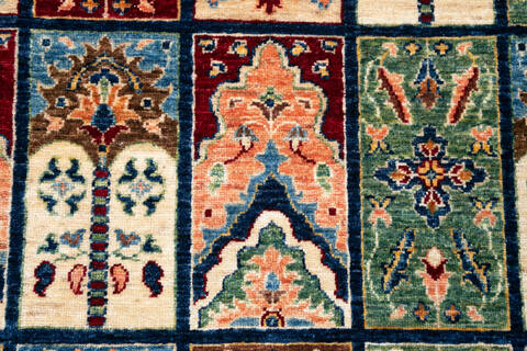 Chobi Blue Hand Knotted 65 X 98 Area Rug 700-146971 Image 5