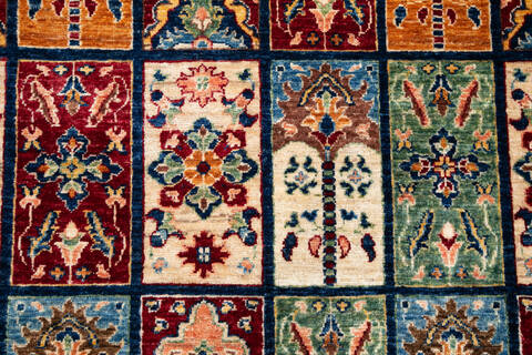 Chobi Blue Hand Knotted 65 X 98 Area Rug 700-146971 Image 6