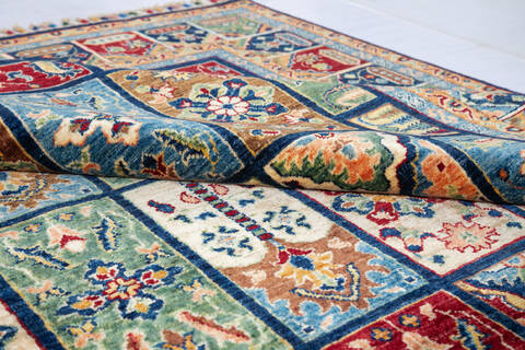 Chobi Blue Hand Knotted 65 X 98 Area Rug 700-146971 Image 7