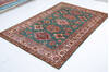 Kazak Green Hand Knotted 55 X 83  Area Rug 700-146974 Thumb 2