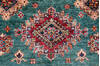 Kazak Green Hand Knotted 55 X 83 Area Rug 700-146974 Thumb 3