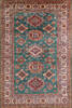 Kazak Green Hand Knotted 55 X 83 Area Rug 700-146974 Thumb 0