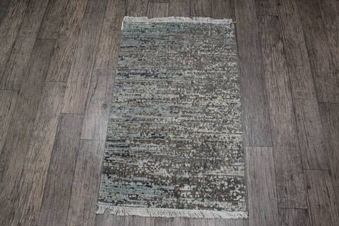Jaipur Grey Hand Knotted 20 X 30 Area Rug 124-146985 Image 4