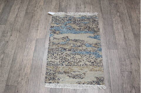 Jaipur Grey Hand Knotted 20 X 30 Area Rug 124-146986 Image 4