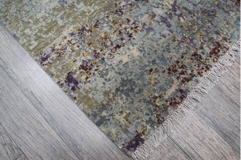 Jaipur Grey Runner Hand Knotted 26 X 311 Area Rug 124-146990 Image 4