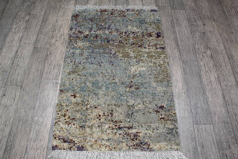 Jaipur Grey Runner Hand Knotted 26 X 311 Area Rug 124-146990 Image 5