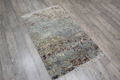 Jaipur Grey Runner Hand Knotted 26 X 311 Area Rug 124-146990 Image 1