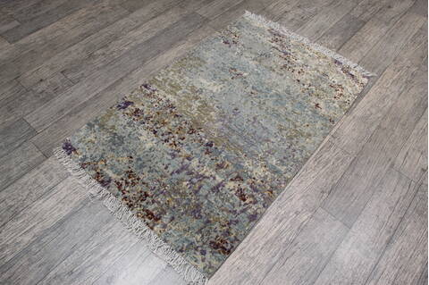 Jaipur Grey Runner Hand Knotted 26 X 311 Area Rug 124-146990 Image 2