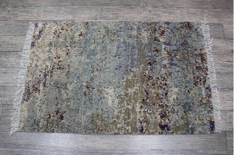 Jaipur Grey Runner Hand Knotted 26 X 311 Area Rug 124-146990 Image 3