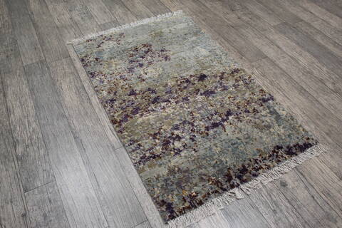 Jaipur Grey Runner Hand Knotted 26 X 311 Area Rug 124-146991 Image 1