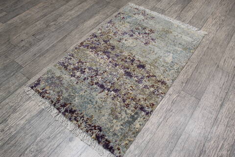 Jaipur Grey Runner Hand Knotted 26 X 311 Area Rug 124-146991 Image 2