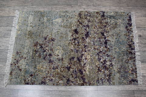 Jaipur Grey Runner Hand Knotted 26 X 311 Area Rug 124-146991 Image 3