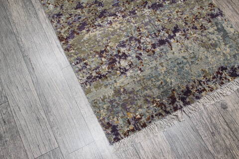 Jaipur Grey Runner Hand Knotted 26 X 311 Area Rug 124-146991 Image 4
