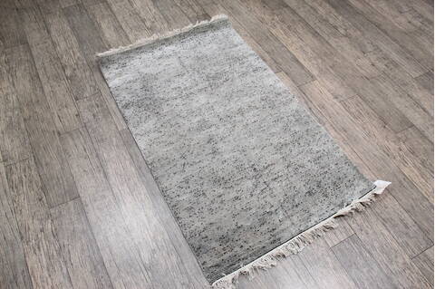 Jaipur Grey Runner Hand Knotted 26 X 40 Area Rug 124-146993 Image 1