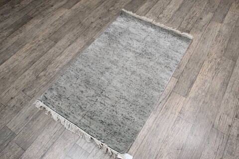 Jaipur Grey Runner Hand Knotted 26 X 40 Area Rug 124-146993 Image 2