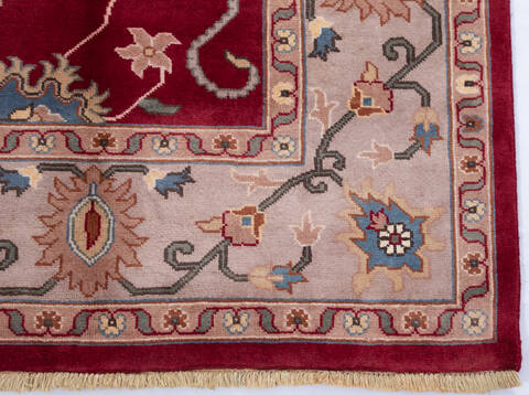 Pak-Persian Red Hand Knotted 60 X 90 Area Rug 700-146996 Image 3