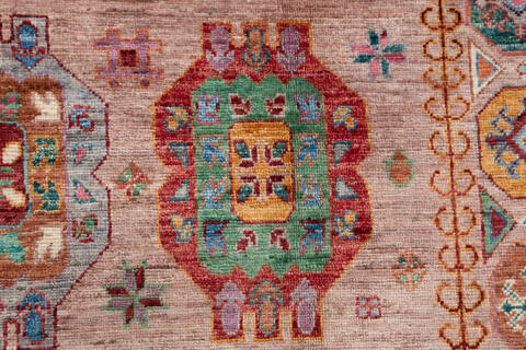 Chobi Brown Hand Knotted 58 X 83 Area Rug 700-147000 Image 4