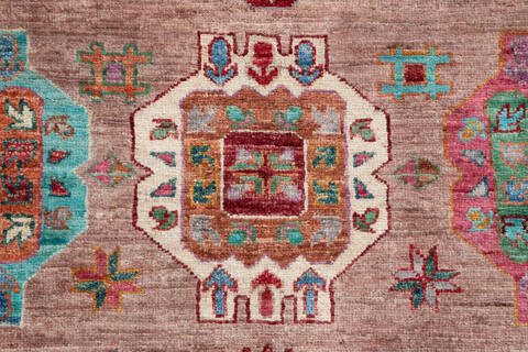 Chobi Brown Hand Knotted 58 X 83 Area Rug 700-147000 Image 6