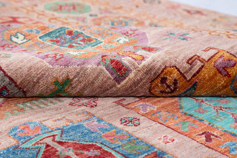 Chobi Brown Hand Knotted 58 X 83 Area Rug 700-147000 Image 7