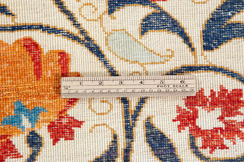 Chobi White Hand Knotted 58 X 81 Area Rug 700-147003 Image 7