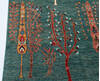 Chobi Green Hand Knotted 35 X 54 Area Rug 700-147006 Thumb 4