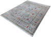 Chobi Grey Hand Knotted 81 X 100  Area Rug 700-147009 Thumb 2