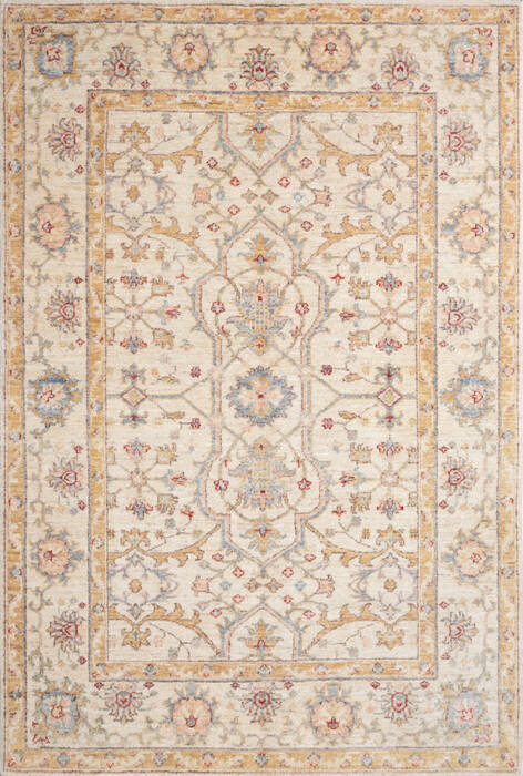 Chobi Beige Hand Knotted 40 X 511 Area Rug 700-147013 Image 0
