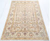 Chobi Beige Hand Knotted 40 X 511  Area Rug 700-147013 Thumb 1