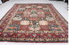 Bakhtiar Red Hand Knotted 85 X 105  Area Rug 700-147017 Thumb 5