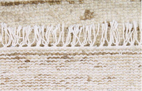 Geometric Brown Hand Knotted 80 X 100 Area Rug 254-147020 Image 4