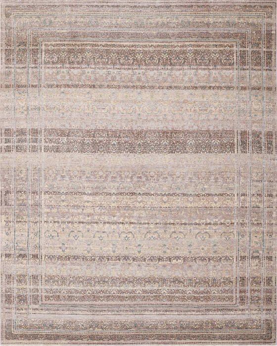 Geometric Beige Hand Knotted 80 X 100 Area Rug 700-147022 Image 0