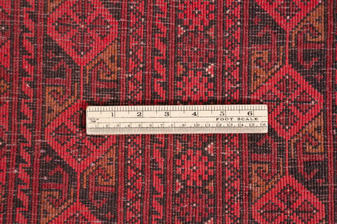 Khan Mohammadi Red Hand Knotted 66 X 911 Area Rug 700-147027 Image 7