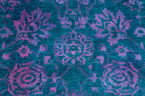 Chobi Blue Hand Knotted 57 X 78 Area Rug 700-147028 Image 6