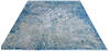 Chobi Blue Hand Knotted 82 X 99  Area Rug 700-147029 Thumb 1