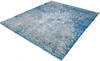 Chobi Blue Hand Knotted 82 X 99  Area Rug 700-147029 Thumb 2