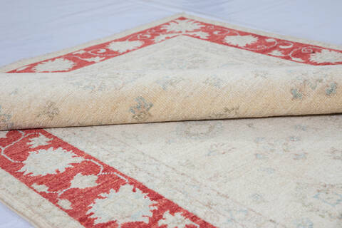Chobi Beige Hand Knotted 311 X 510 Area Rug 700-147030 Image 5