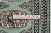 Bokhara Green Hand Knotted 42 X 62  Area Rug 700-147032 Thumb 7