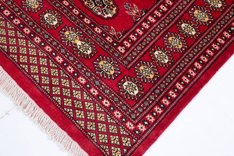 Bokhara Red Hand Knotted 41 X 510 Area Rug 700-147036 Image 3