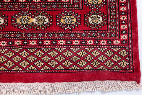 Bokhara Red Hand Knotted 41 X 510 Area Rug 700-147036 Image 4