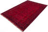 Khan Mohammadi Red Hand Knotted 68 X 95  Area Rug 700-147037 Thumb 2