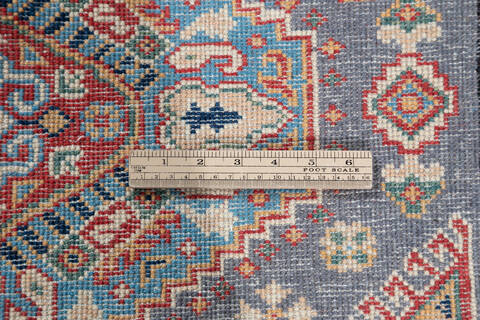 Kazak Grey Hand Knotted 311 X 58 Area Rug 700-147045 Image 7