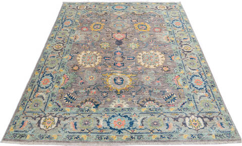 Chobi Purple Hand Knotted 50 X 68 Area Rug 700-147049 Image 1