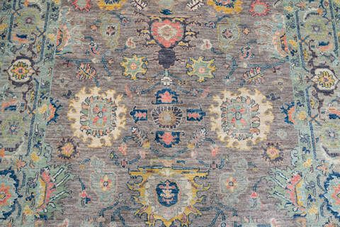 Chobi Purple Hand Knotted 50 X 68 Area Rug 700-147049 Image 4
