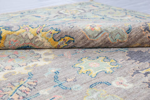 Chobi Purple Hand Knotted 50 X 68 Area Rug 700-147049 Image 5