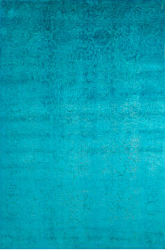 Chobi Blue Hand Knotted 6'7" X 9'11"  Area Rug 700-147052