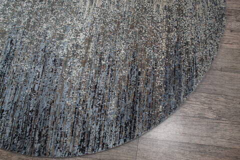 Jaipur Blue Round Hand Knotted 511 X 511 Area Rug 905-147058 Image 3