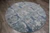 Jaipur Blue Round Hand Knotted 61 X 61  Area Rug 905-147060 Thumb 2